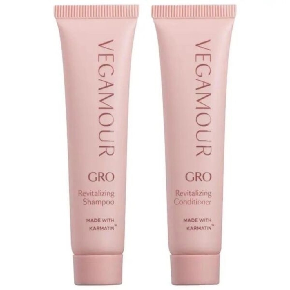VEGAMOUR GRO revitalizing shampoo and conditioner mini set nib